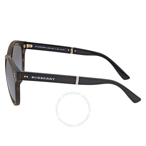 Burberry Matte Grey Havana Polarized Sunglasses 